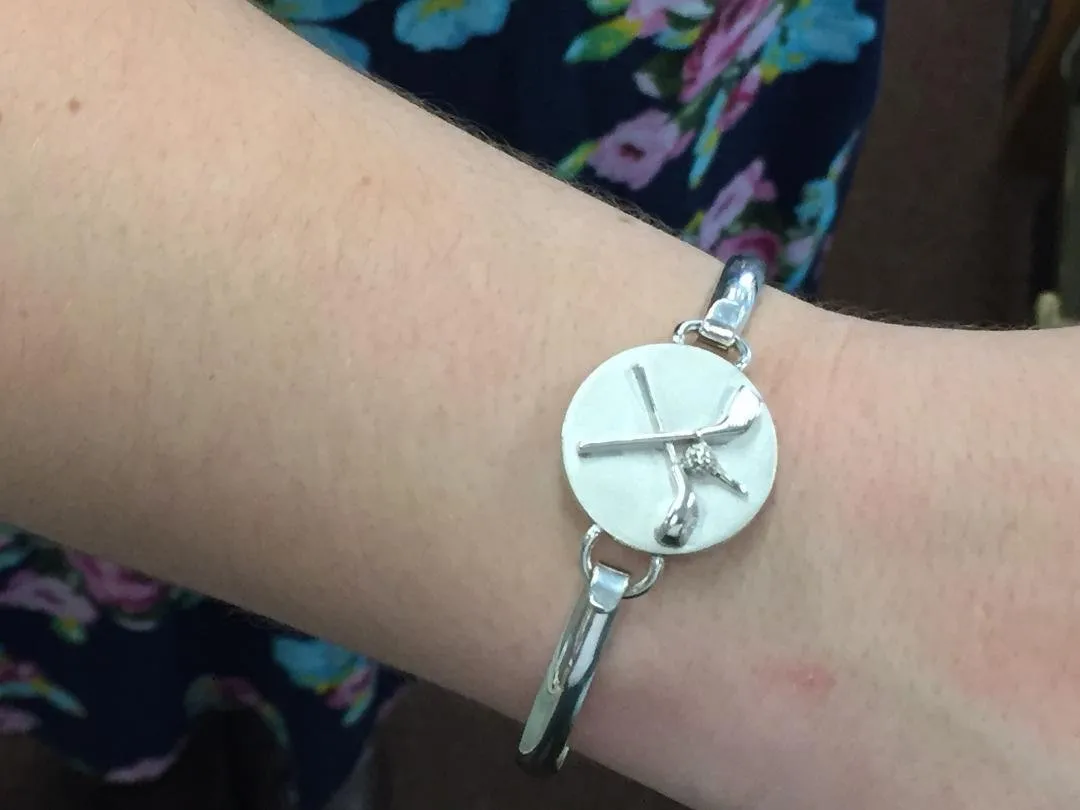 Silver Golf  Convertible Bracelet