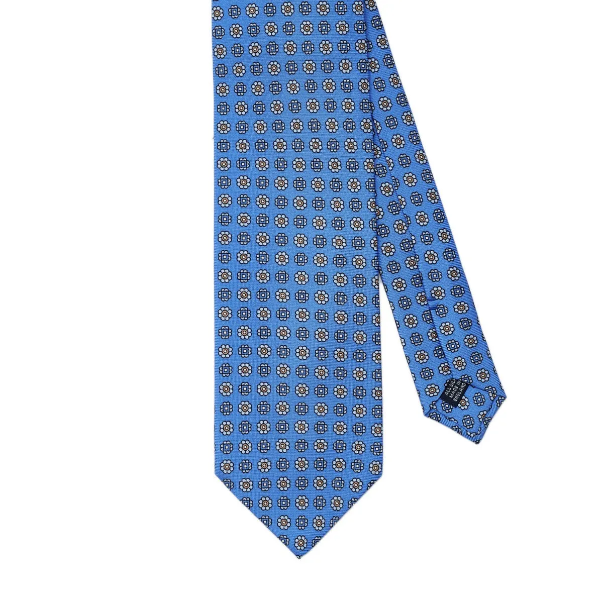 Sovereign Grade Light Blue Floral 36oz Printed Silk Tie
