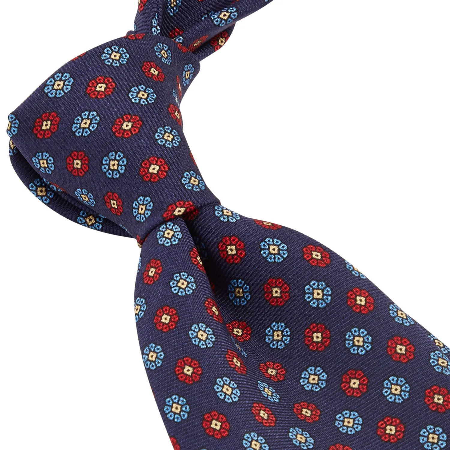 Sovereign Grade Macclesfield Corn Floral Motif Tie