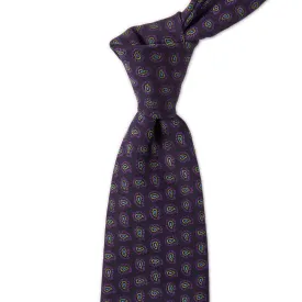 Sovereign Grade Navy Paisley Jacquard Silk Tie