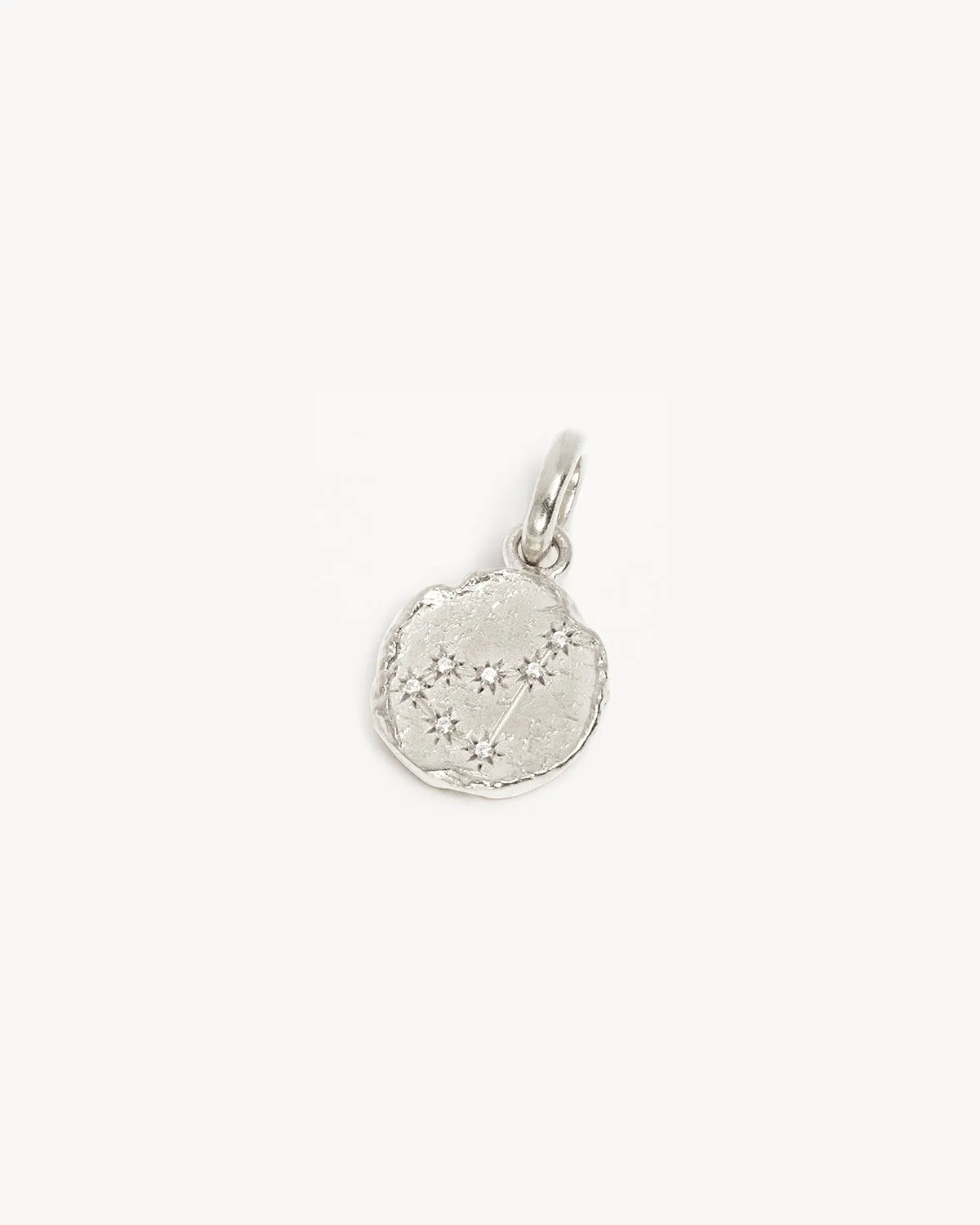 Sterling Silver Cosmic Love Zodiac Annex Link Pendant - Capricorn