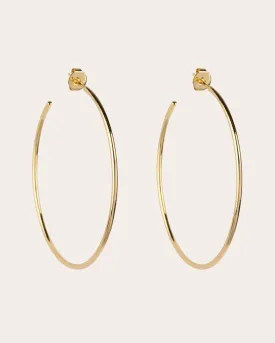 The Essential hoops - gold plated