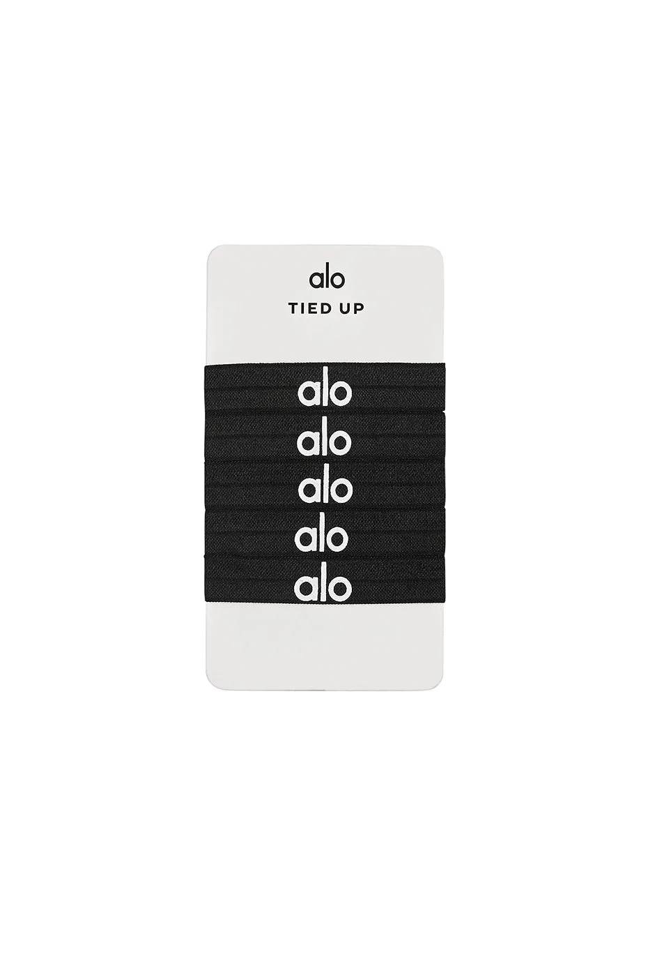 Tied Up Hair Elastic-5 Pack - Black