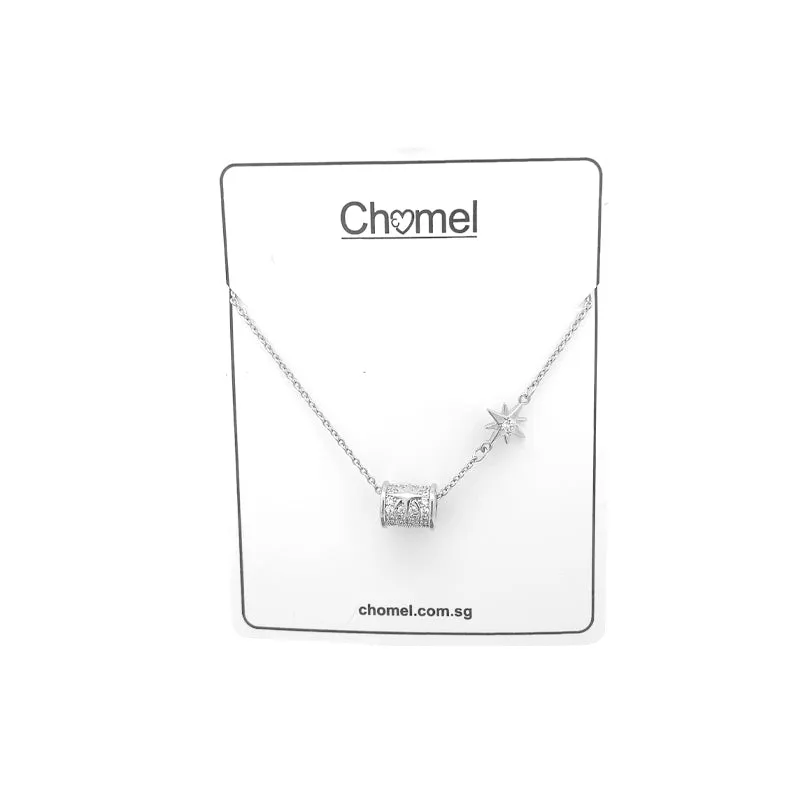 Tunnel Cubic Zirconia Necklace