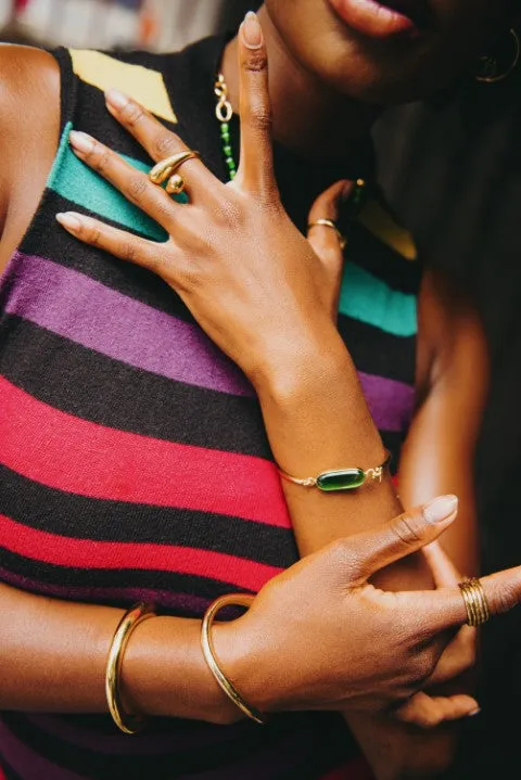 Umbo Open Link Cuff Bracelet