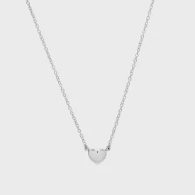 Verona Sterling Silver Full Heart Necklace