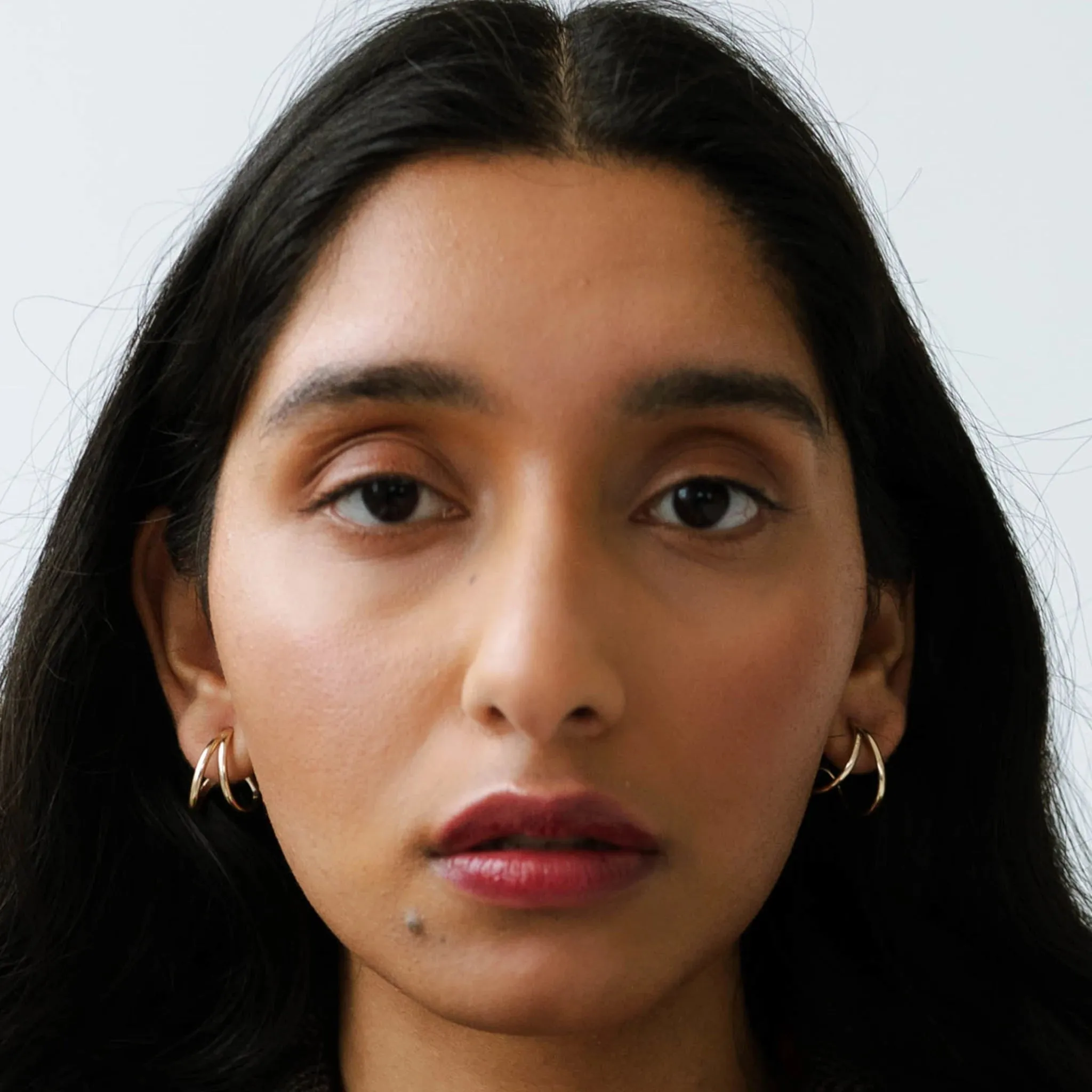 Wave Hoop Earrings